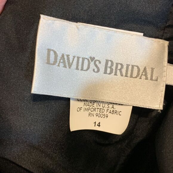 David Bridal size 14 formal wear.  With or without straps. NWT - Picture 10 of 13